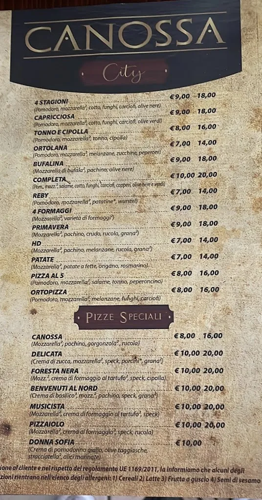 Menu_LA CANOSSA - PIZZERIA - ROSTICCERIA_Amantea_image_4