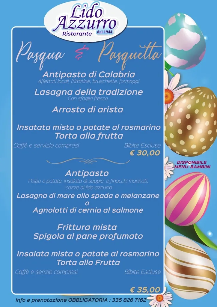 Menu_Ristorante Lido Azzurro Amantea_Amantea_immagine_1