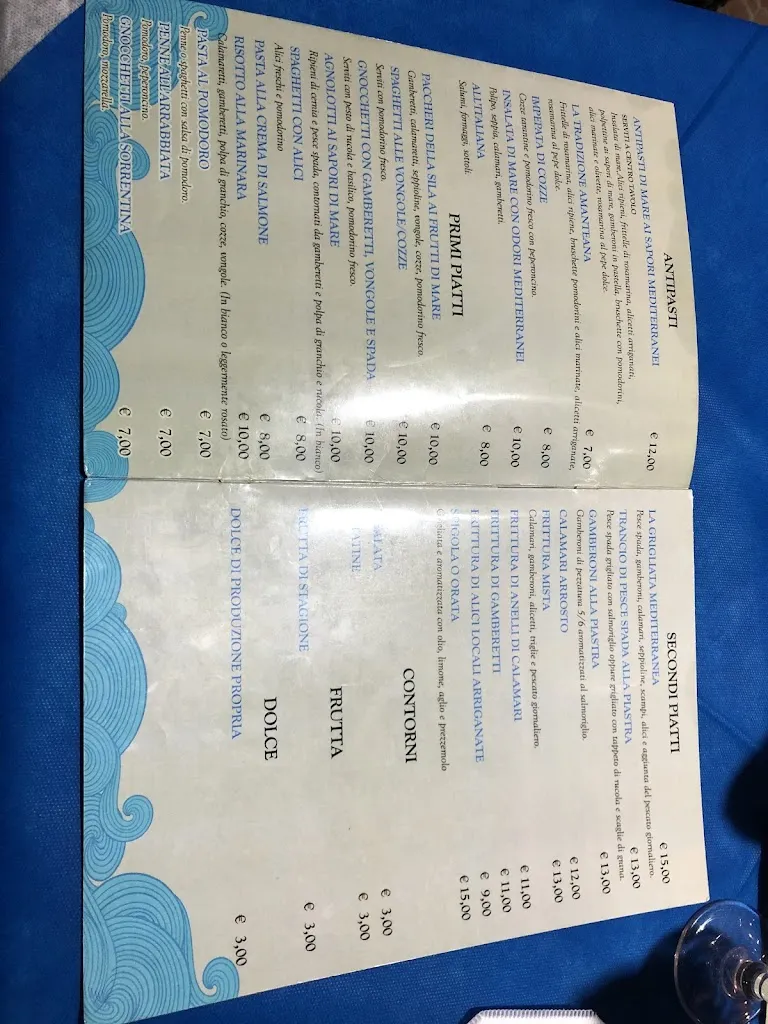 Menu_DA MAURIZIO - Pizzeria / Ristorante_Amantea_image_3