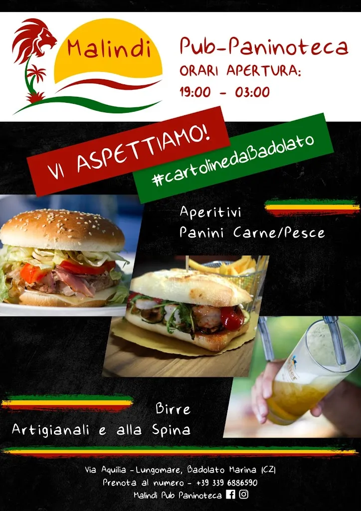 Menu_Malindi pub_Badolato Marina_image_1