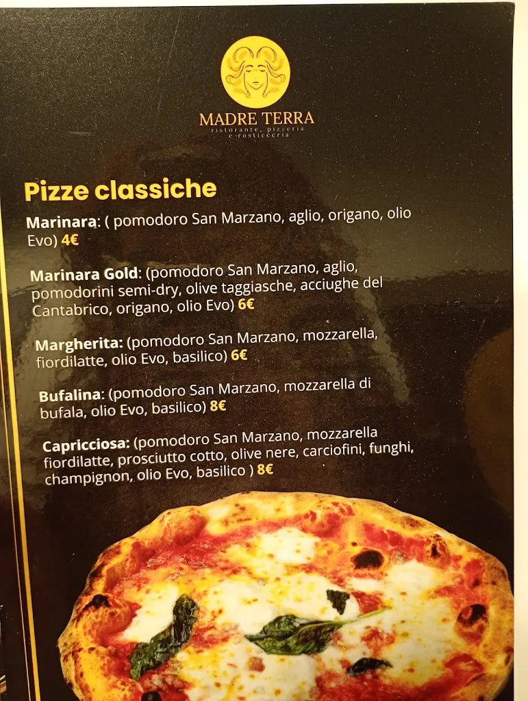 Menu_Madre Terra - Ristorante, pizzeria, rosticceria e hamburgeria_Arcavacata_immagine_2