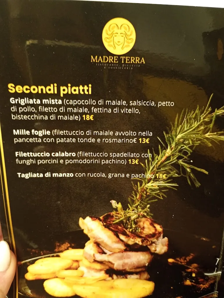 Menu_Madre Terra - Ristorante, pizzeria, rosticceria e hamburgeria_Arcavacata_immagine_4