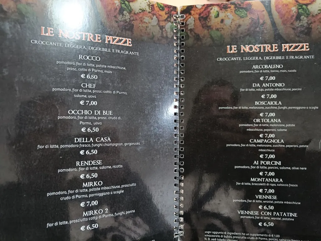 Menu_Pizzeria Il Tufo_Arcavacata_image_1