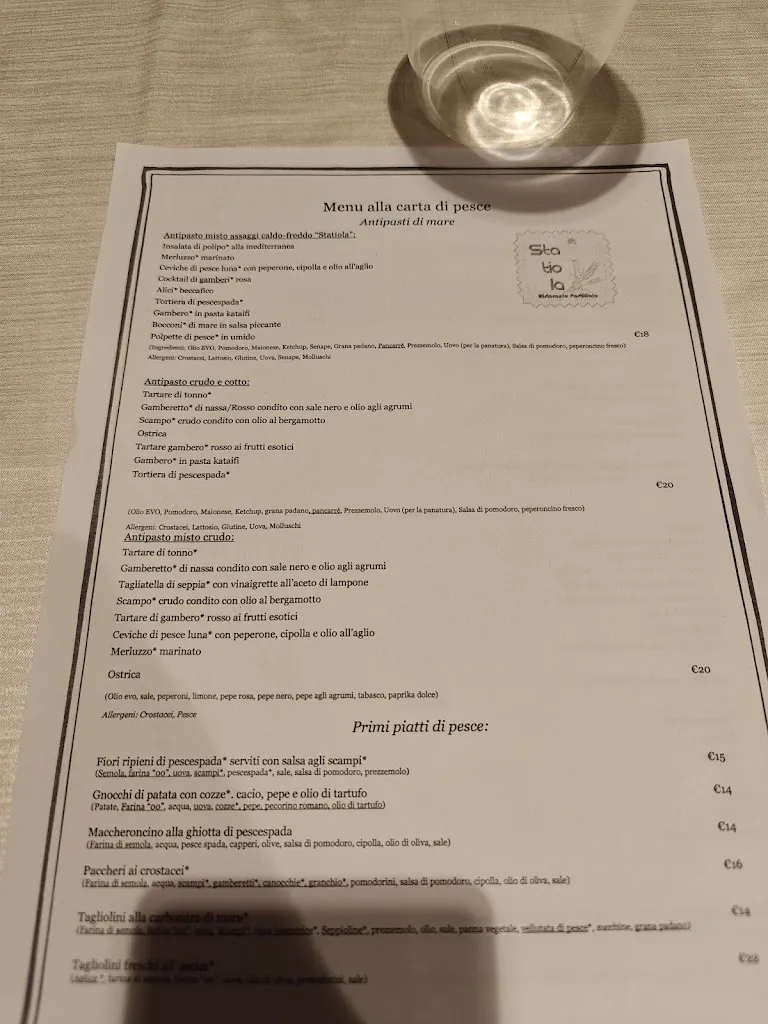 Menu_Ristorante Pastificio Statiola_Bagnara Calabra_image_1