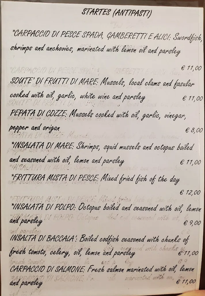 Menu_Ristorante trattoria 