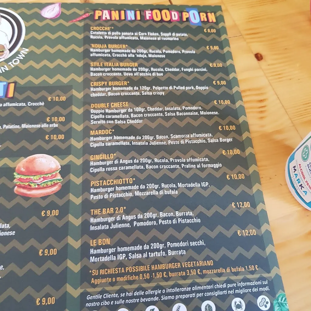 Menu_The Bar _Belmonte Calabro_image_2