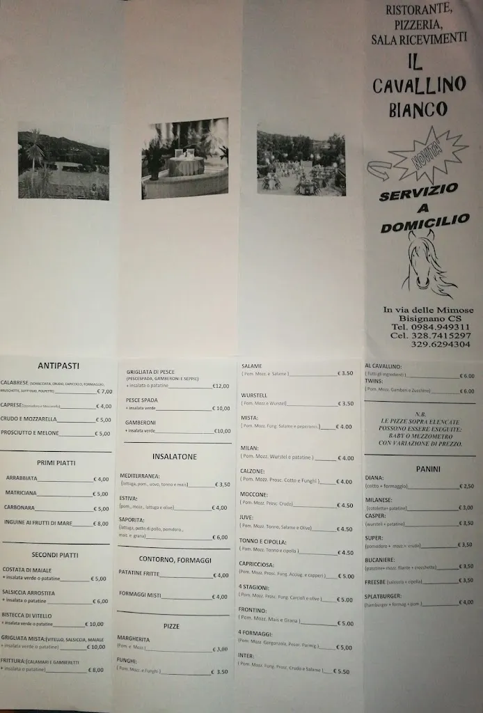 Menu_Il Cavallino Bianco di Luzzi Giancarlo_Bisignano_image_1