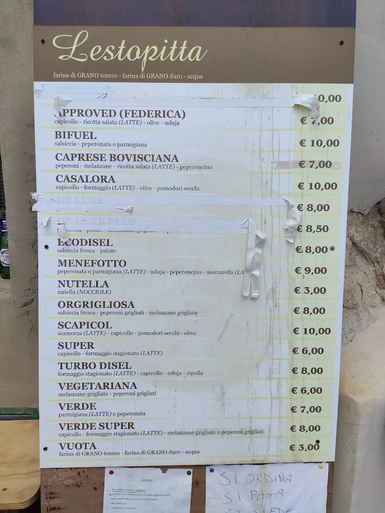 Menu_La Lestopitta Da Mimmo - Rosticceria_Bova_image_4