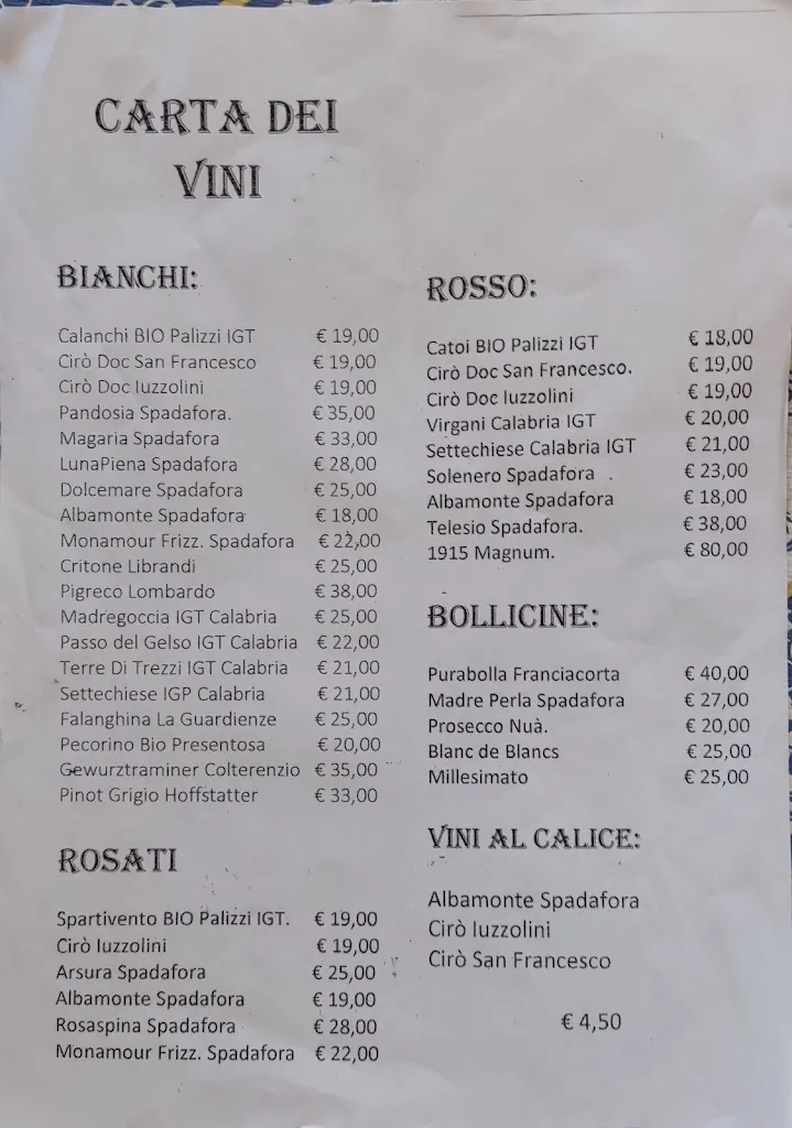 Menu_Villaggio La Perla Jonica_Bova_image_1