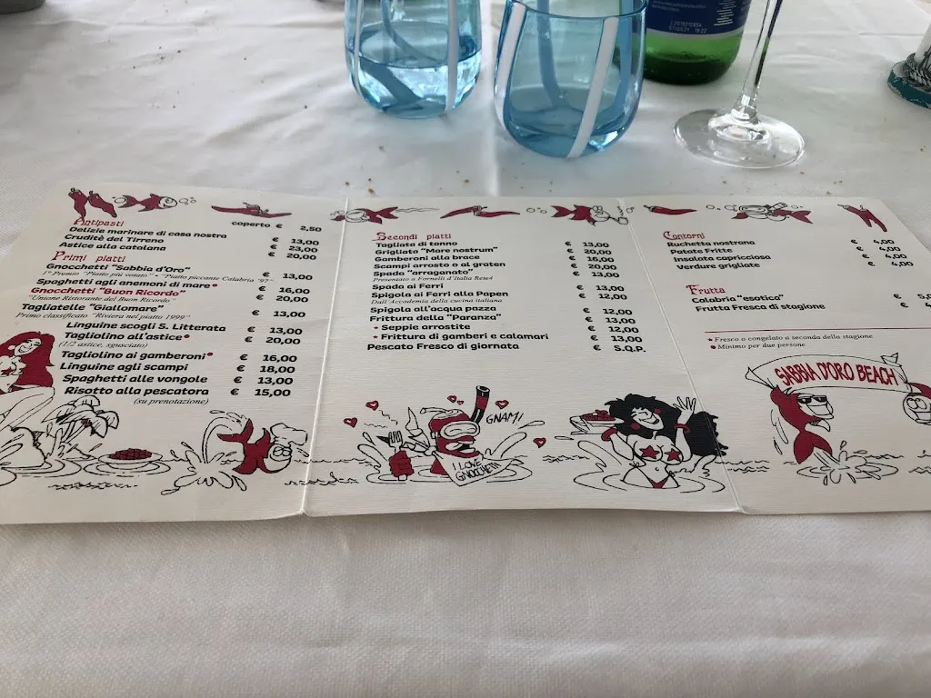 Menu_Sabbia d'Oro Restaurant_Belvedere Marittimo_image_2