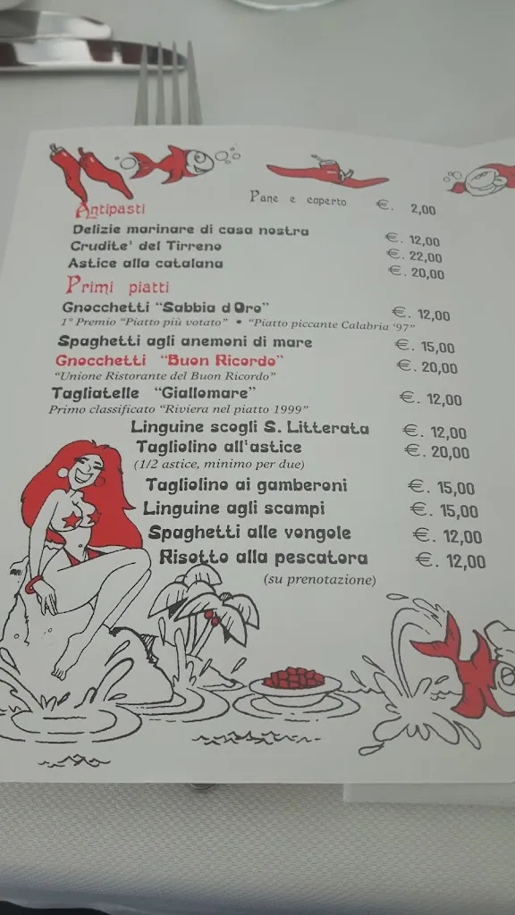 Menu_Sabbia d'Oro Restaurant_Belvedere Marittimo_image_3