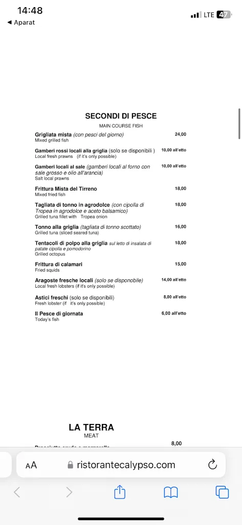 Menu_Calypso Ristorante Pizzeria_Belvedere Marittimo_image_2