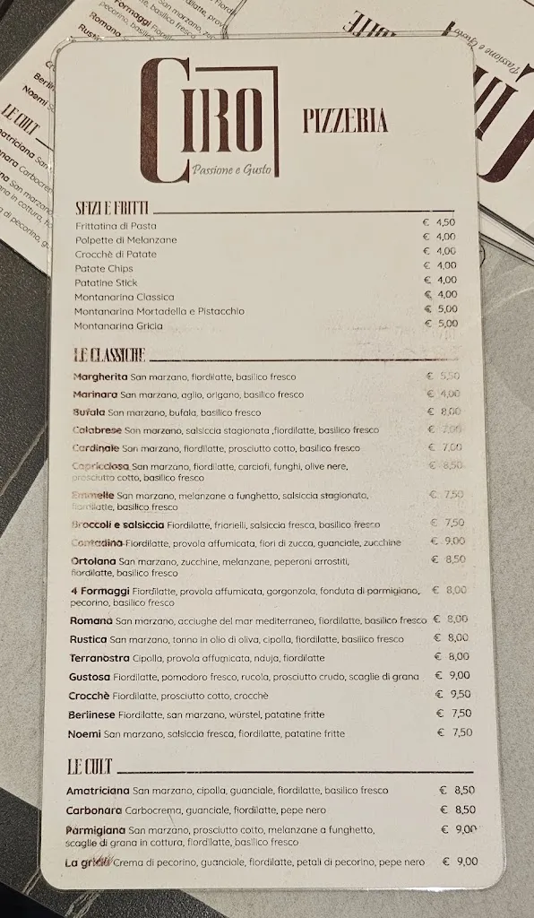 Menu_Ciro Passione e Gusto_Belvedere Marittimo_immagine_1