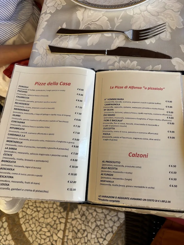 Menu_La Pergola, Ristorante, pizzeria braceria_Belvedere Marittimo_image_2