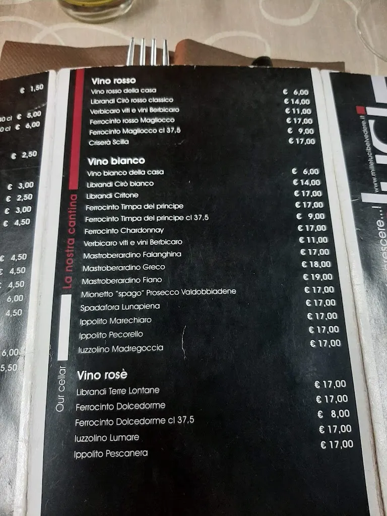 Menu_Ristorante Pizzeria Milleluci_Belvedere Marittimo_image_1