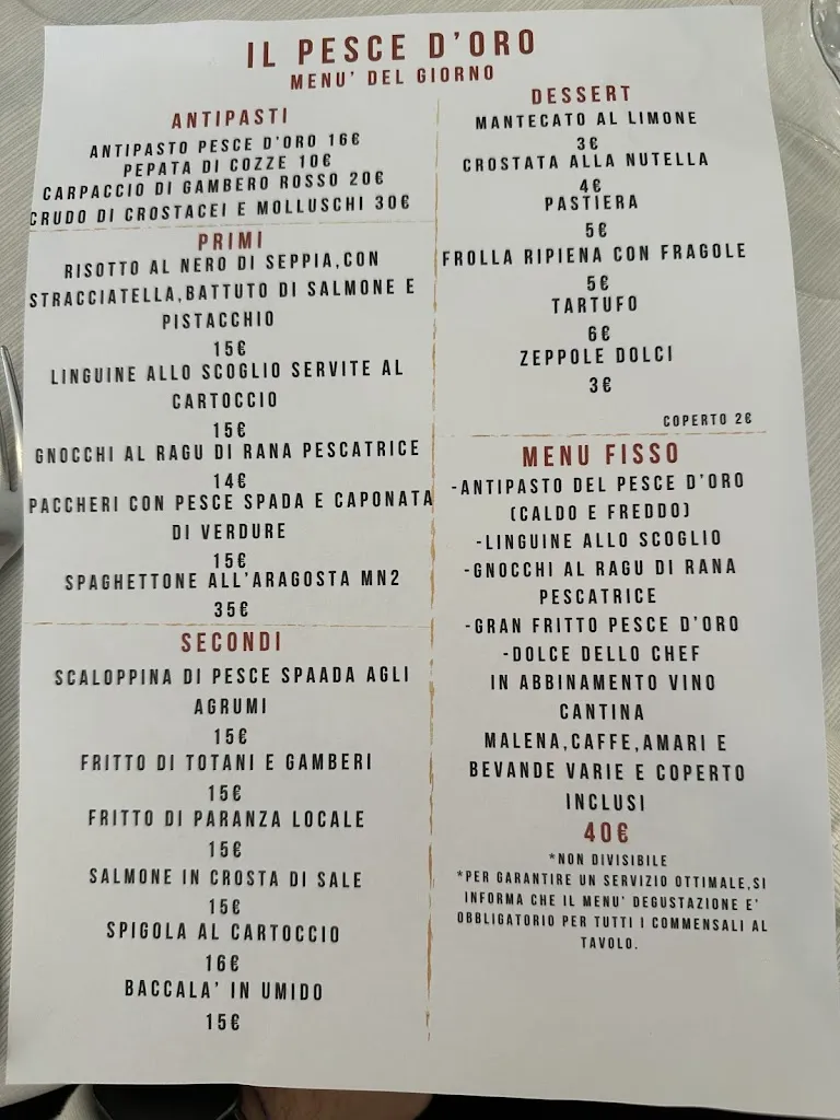 Menu_Il Pesce D’Oro_Botricello_image_1
