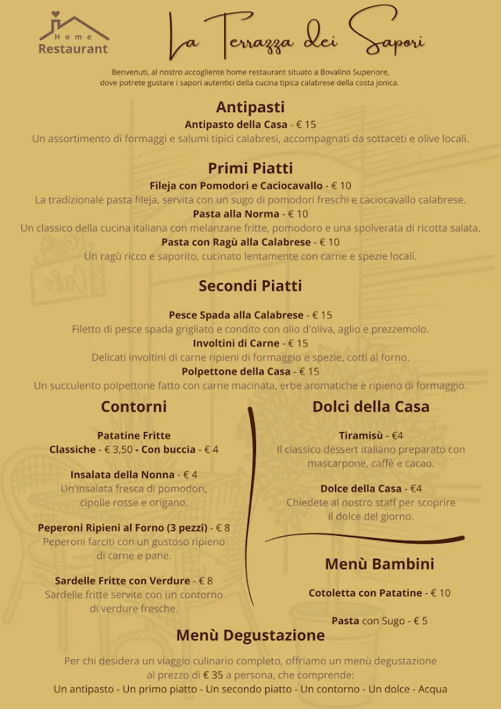 Menu_Home Restaurant La Terrazza dei Sapori_Bovalino_image_1