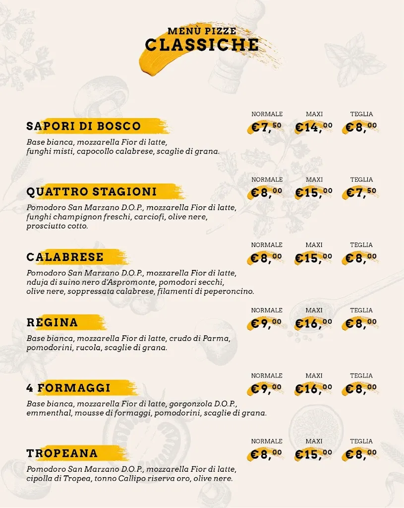 Menu_Pizza Gourmet la mia passione Antonio Fiorenza dal 2000_Bovalino_image_2