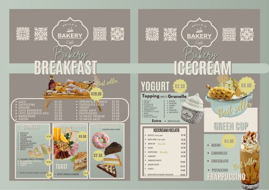 Menu_Grillo's Bakery Cafe_Bovalino_image_2