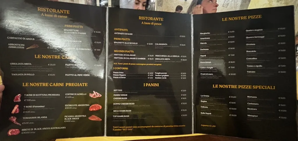 Menü_La Grotta Griglieria Brancaleone_Brancaleone-Marina_Bild_3