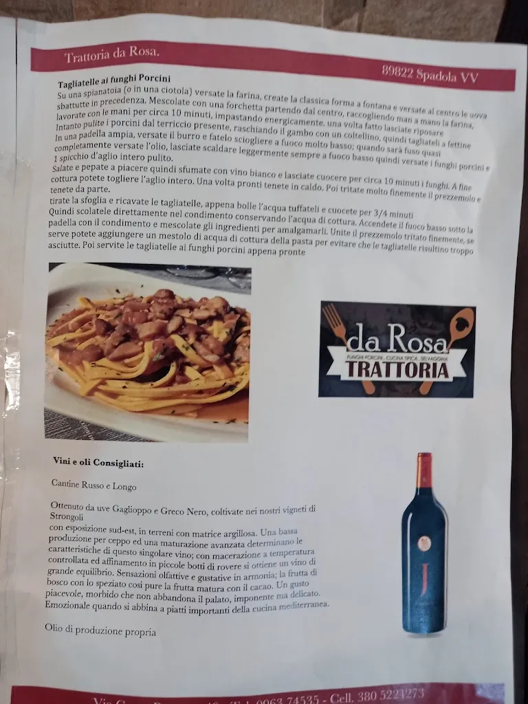 Menu_Trattoria Da Rosa_Brognaturo_image_4