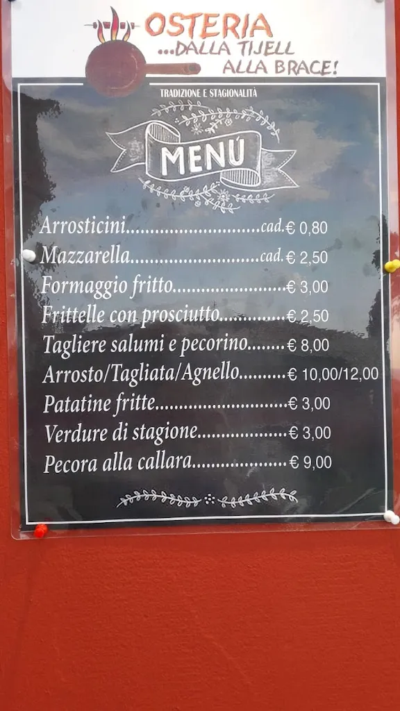 Menu_OSTERIA DALLA TIJELLA ALLA BRACE !_Cologna Spiaggia_immagine_4