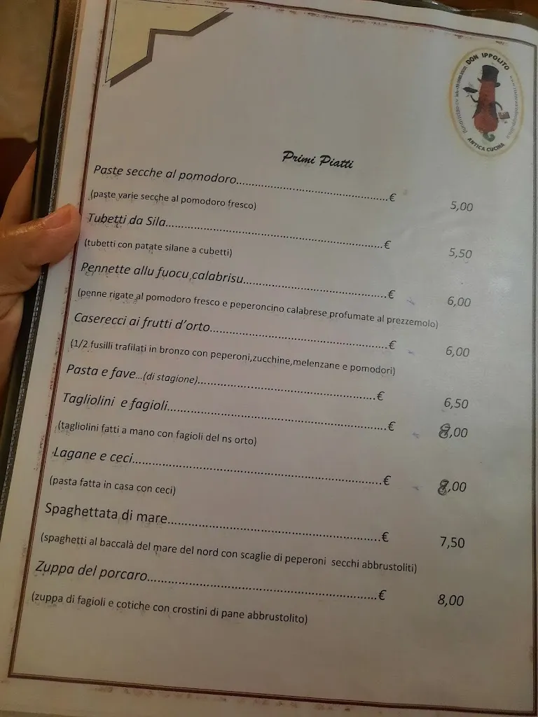 Menu_Ristorante Don Ippolito - Antica Cucina_Buonvicino_image_2