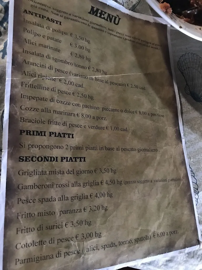 Menu_Fish Food and fond of the Sea_Briatico_image_2