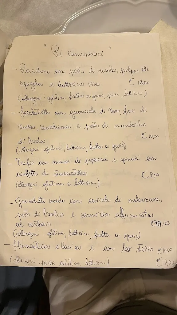 Menü_Casa Maria_Campo Calabro_Bild_1