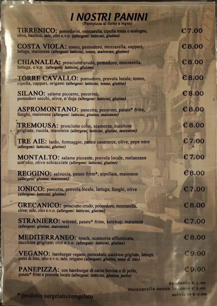 Menu_RISTORANTE KM ZERO_Campo Calabro_immagine_1