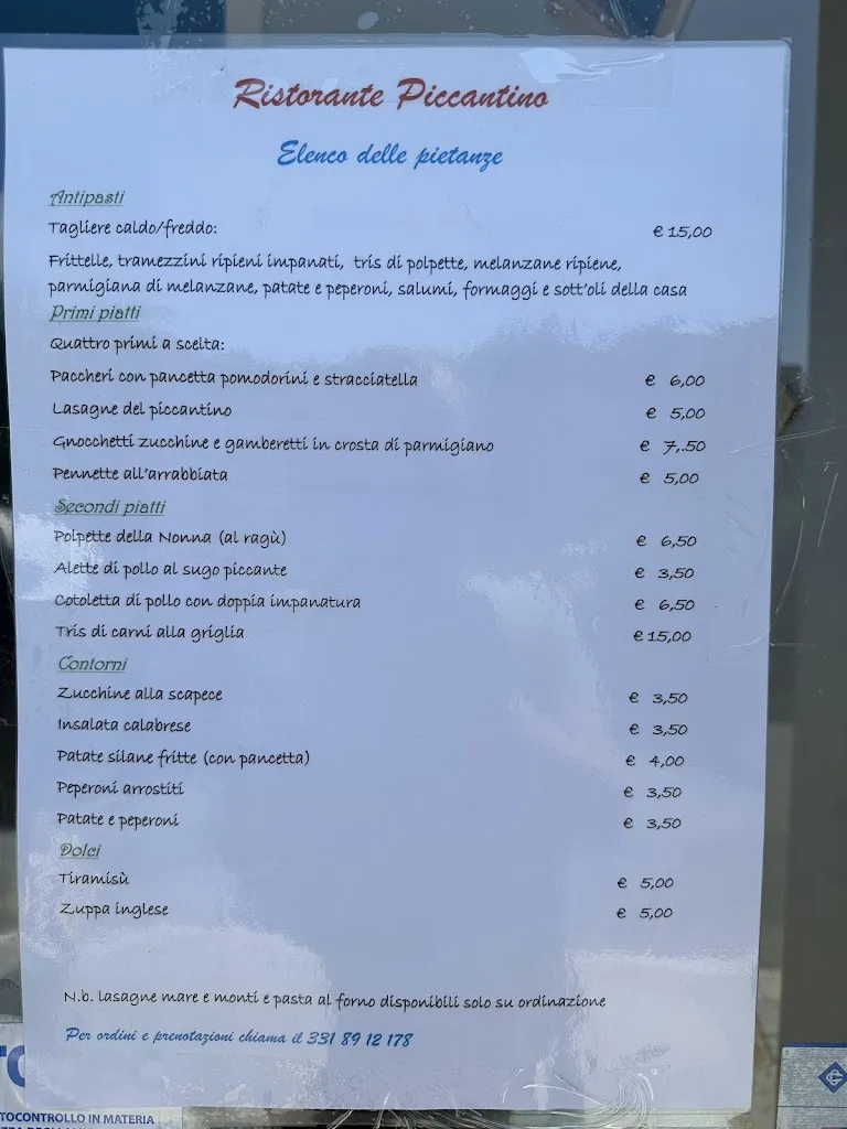 Menu_Ristorante Piccantino_Capo Rizzuto_image_1