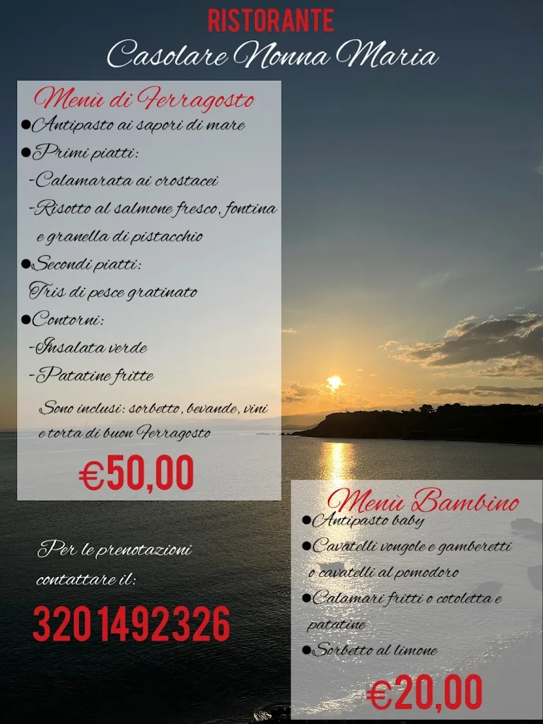 Menu_Il Casolare di Nonna Maria_Capo Rizzuto_image_1