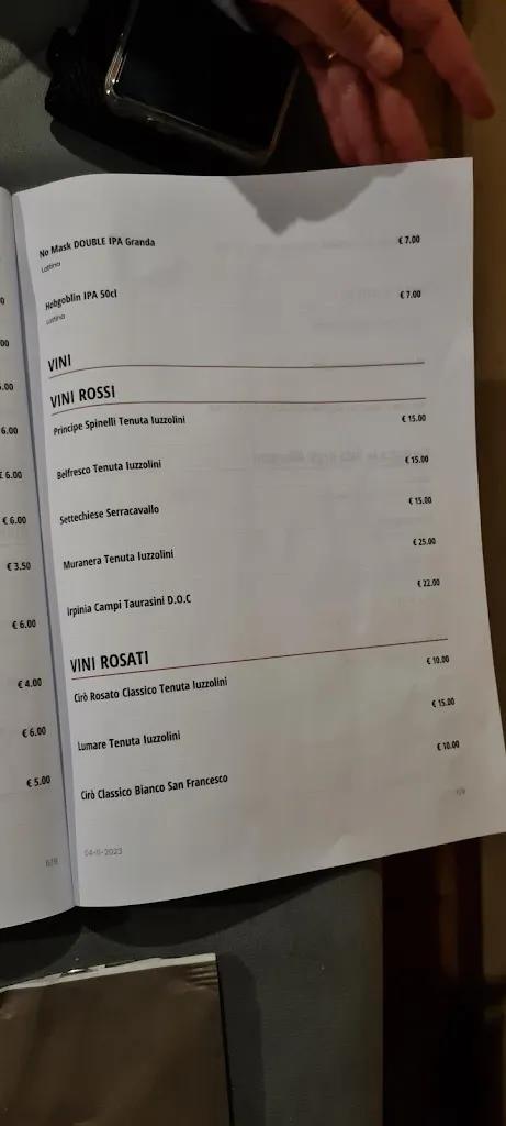 Menu_La Taverna dei Briganti_Carlopoli_image_3