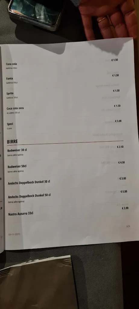 Menu_La Taverna dei Briganti_Carlopoli_image_4