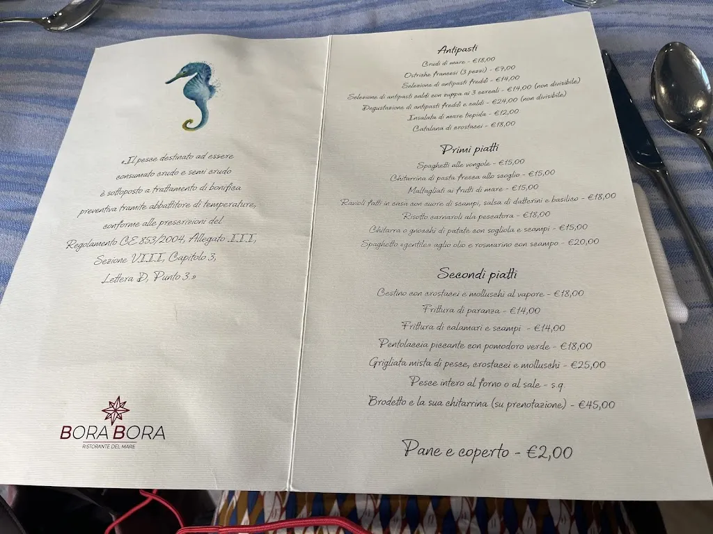 Menü_Ristorante Bora Bora_Colleranesco_Bild_2