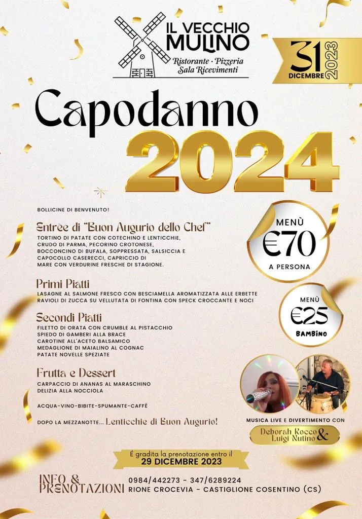 Menu_Ristorante Pizzeria Sala ricevimenti 