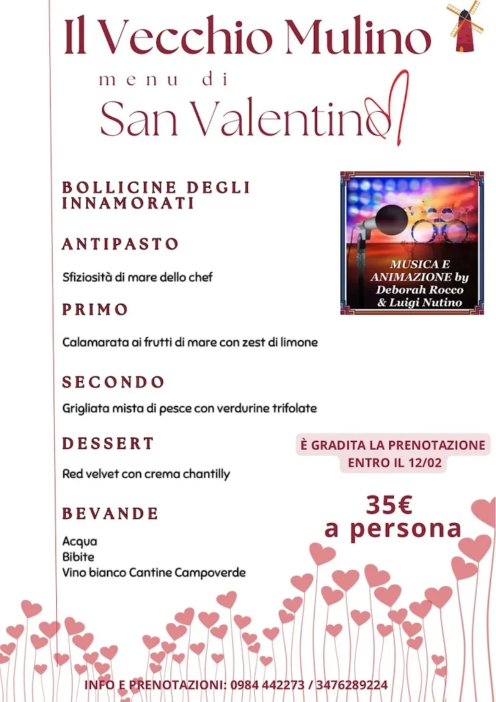 Menu_Ristorante Pizzeria Sala ricevimenti 