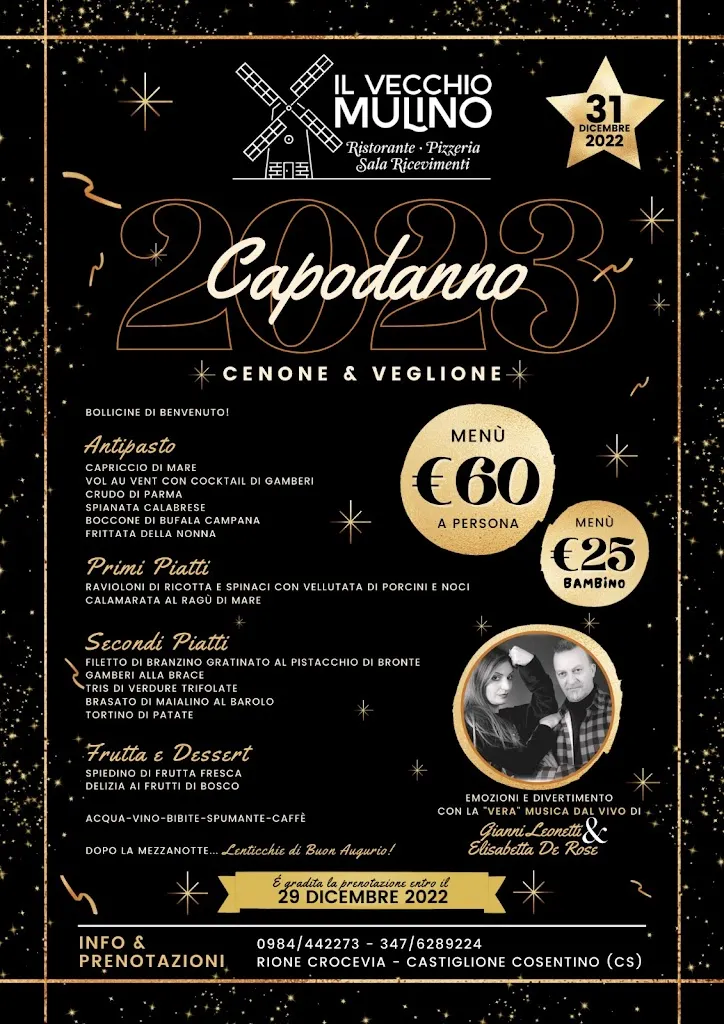 Menu_Ristorante Pizzeria Sala ricevimenti 