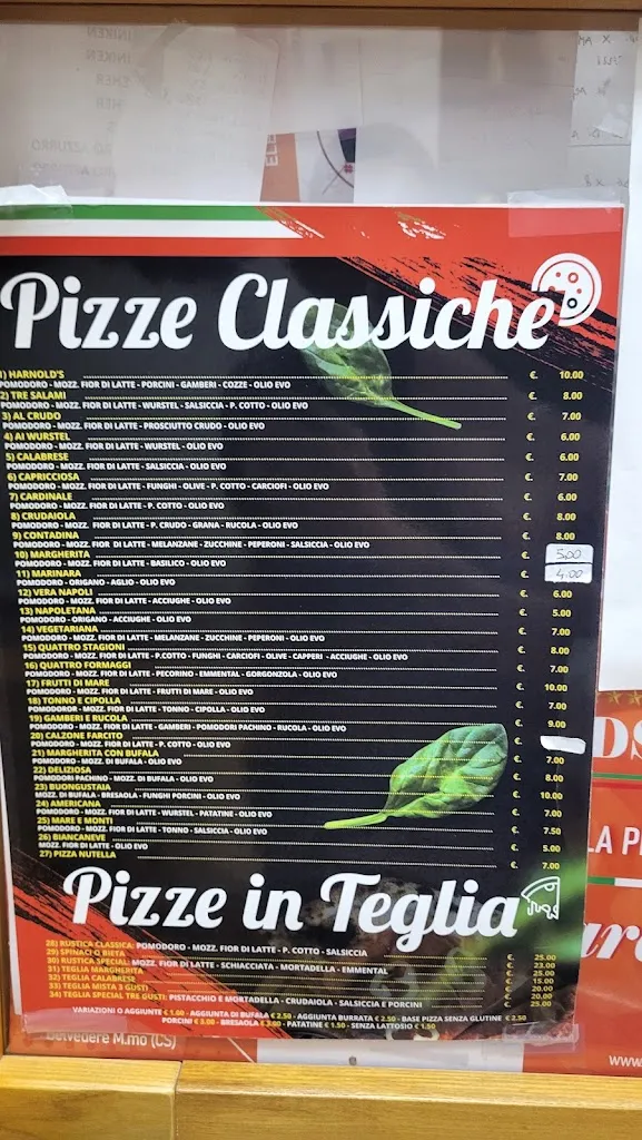 Menu_Arnold's Pizzeria_Cassano Allo Ionio_immagine_2