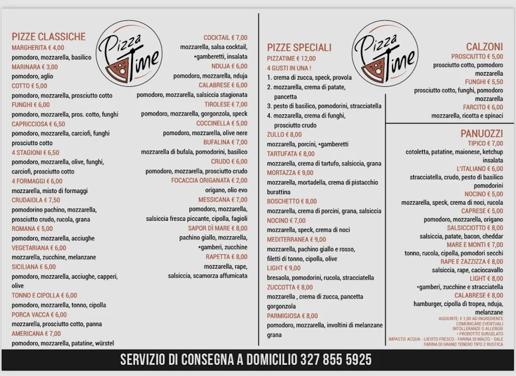 Menu_Pizza Time_Cassano Allo Ionio_image_1