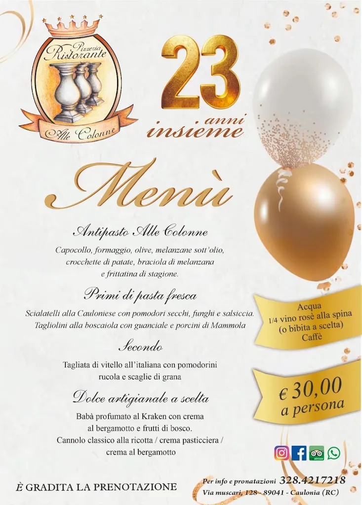 Menu_Ristorante Pizzeria Trattoria Alle Colonne_Caulonia_immagine_1