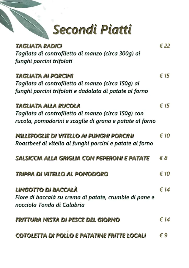 Menu_RADICI - ESPERIENZA GASTRONOMICA CALABRESE TORRE DI RUGGIERO CZ_Centrache_image_1