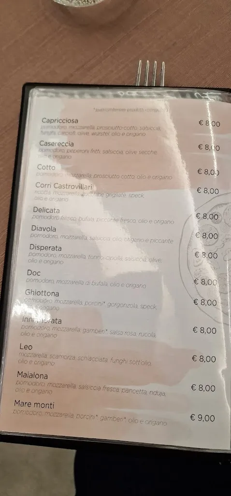 Menü_L'Antico Torchio_Castrovillari_Bild_1
