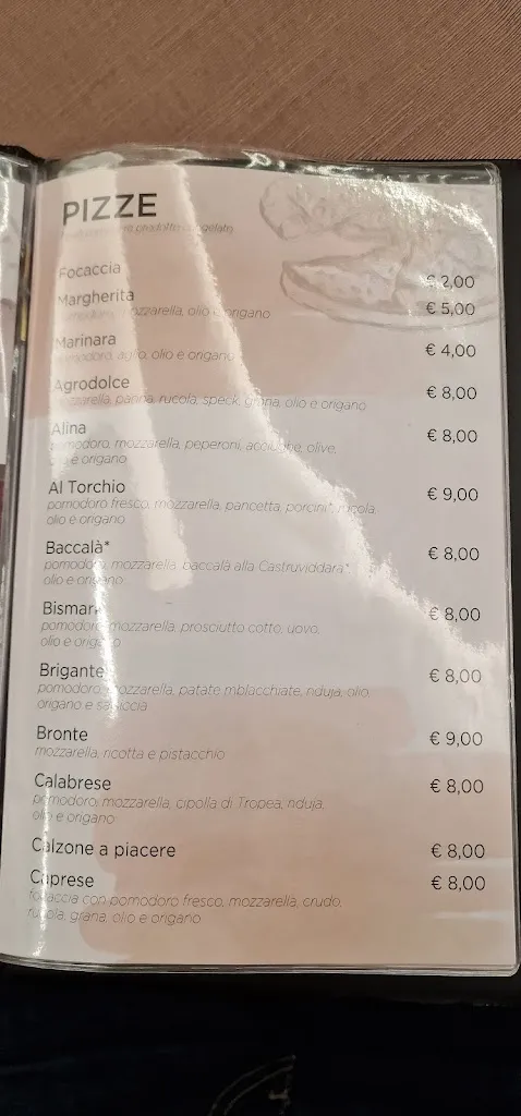 Menü_L'Antico Torchio_Castrovillari_Bild_2