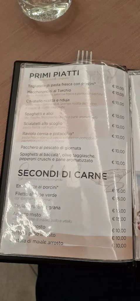 Menü_L'Antico Torchio_Castrovillari_Bild_3