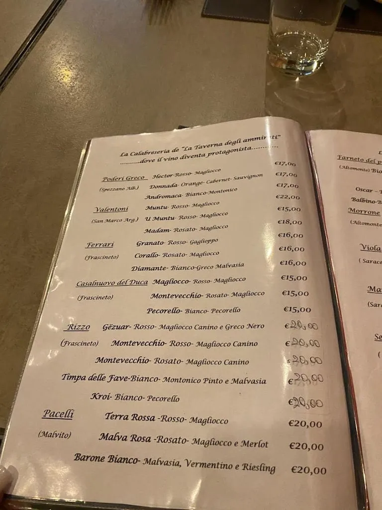 Menu_Ristorante La Taverna Degli Ammirati Squisitia Srls_Castrovillari_image_1