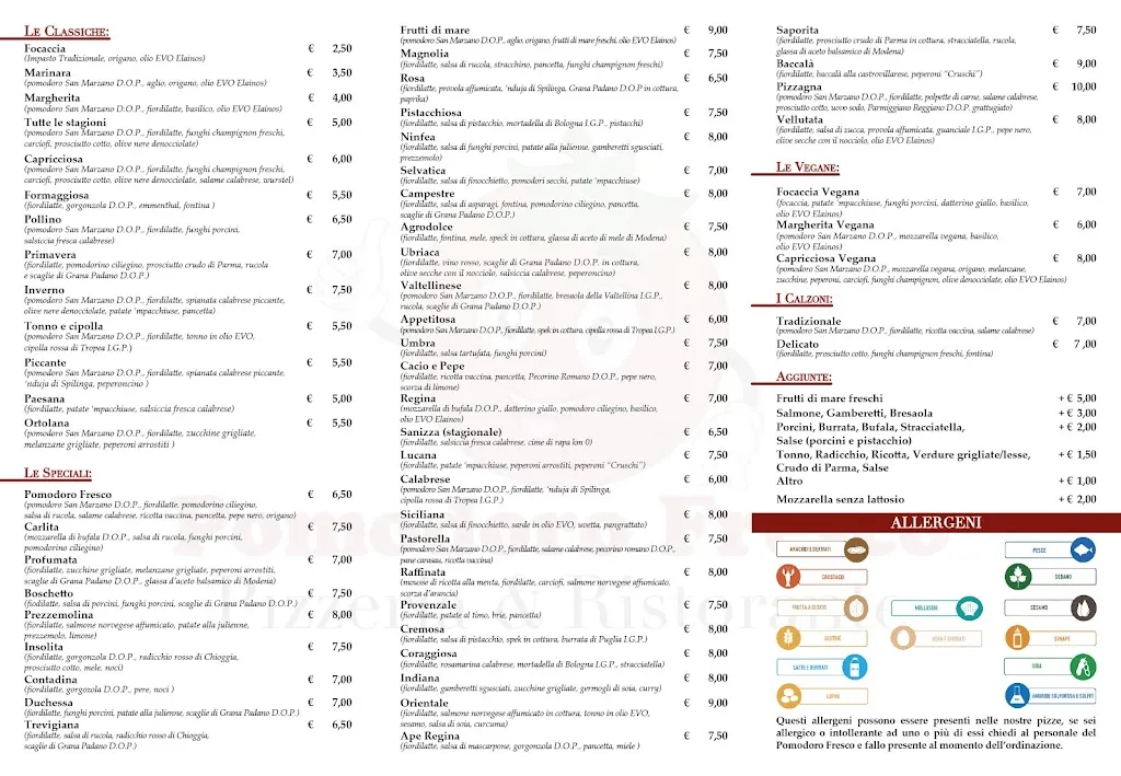 Menu_Pizzeria & Ristorante Pomodoro Fresco_Castrovillari_image_1