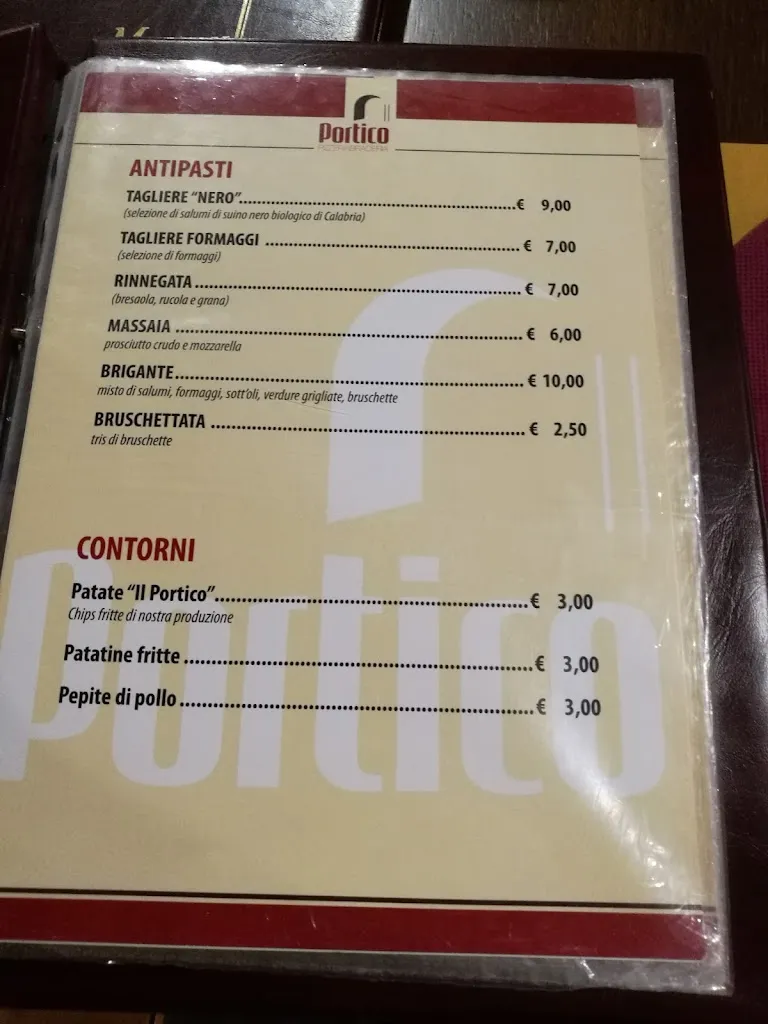 Menu_Il Portico_Castrovillari_image_1