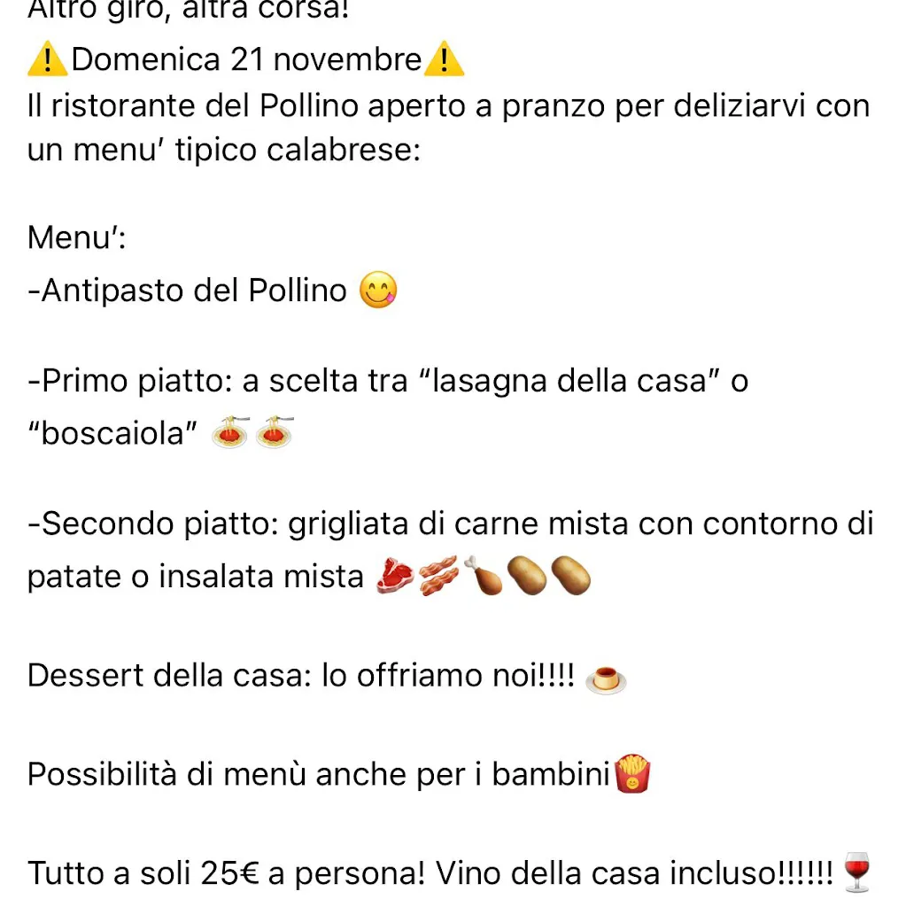 Menu_Ristorante Pollino di Moretti Fernanda IL Baffo_Castrovillari_immagine_1