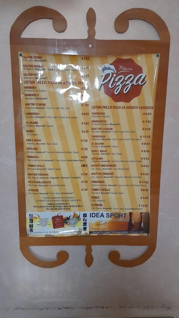 Menu_Bar - Pizzeria A' Barracca_Castrovillari_immagine_1